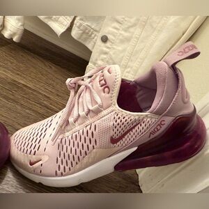 Nike Women's Blush and Maroon Sneakers